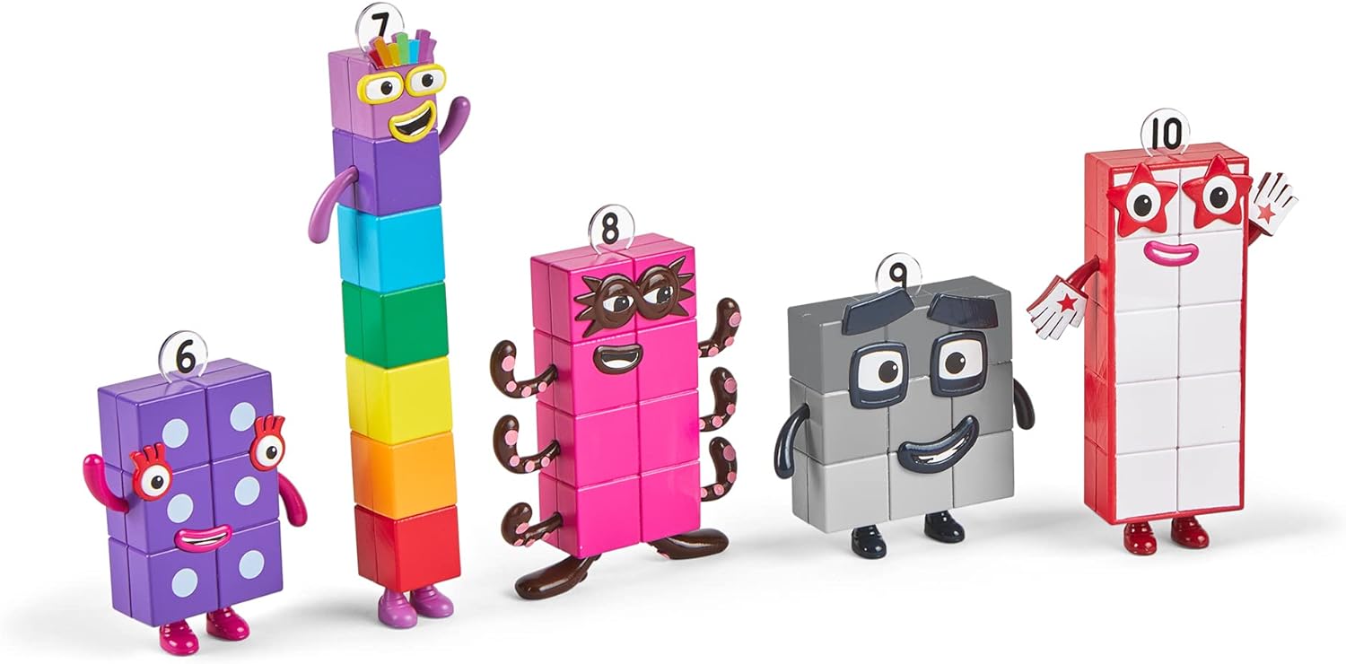 Numberblocks Friends - Figuras de seis a diez