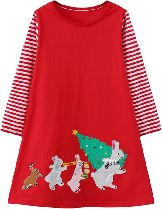 Hileelang Vestido de Navidad