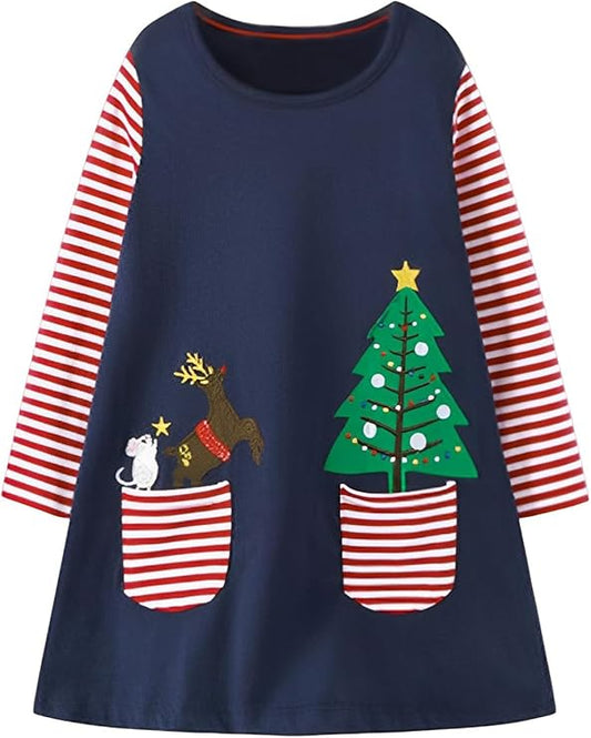 Hileelang Vestido de Navidad
