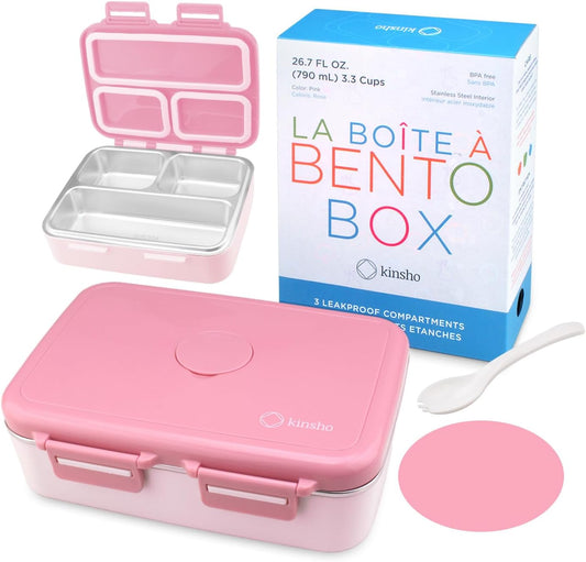 kinsho Lonchera Bento de acero inoxidable