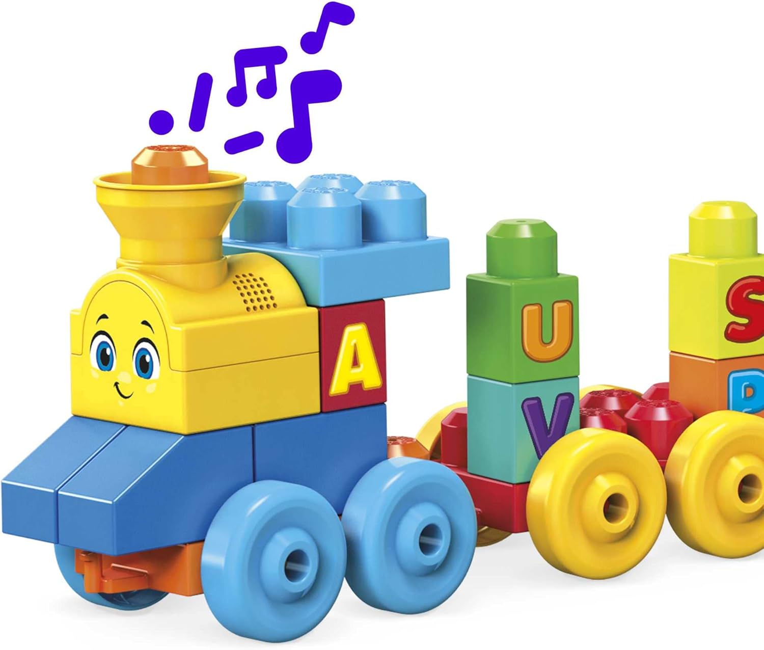 Tren musical ABC con 50 piezas, música y sonidos