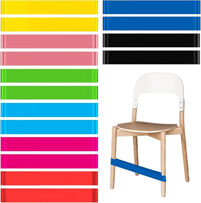 Bandas para sillas paquete de 16, multicolor