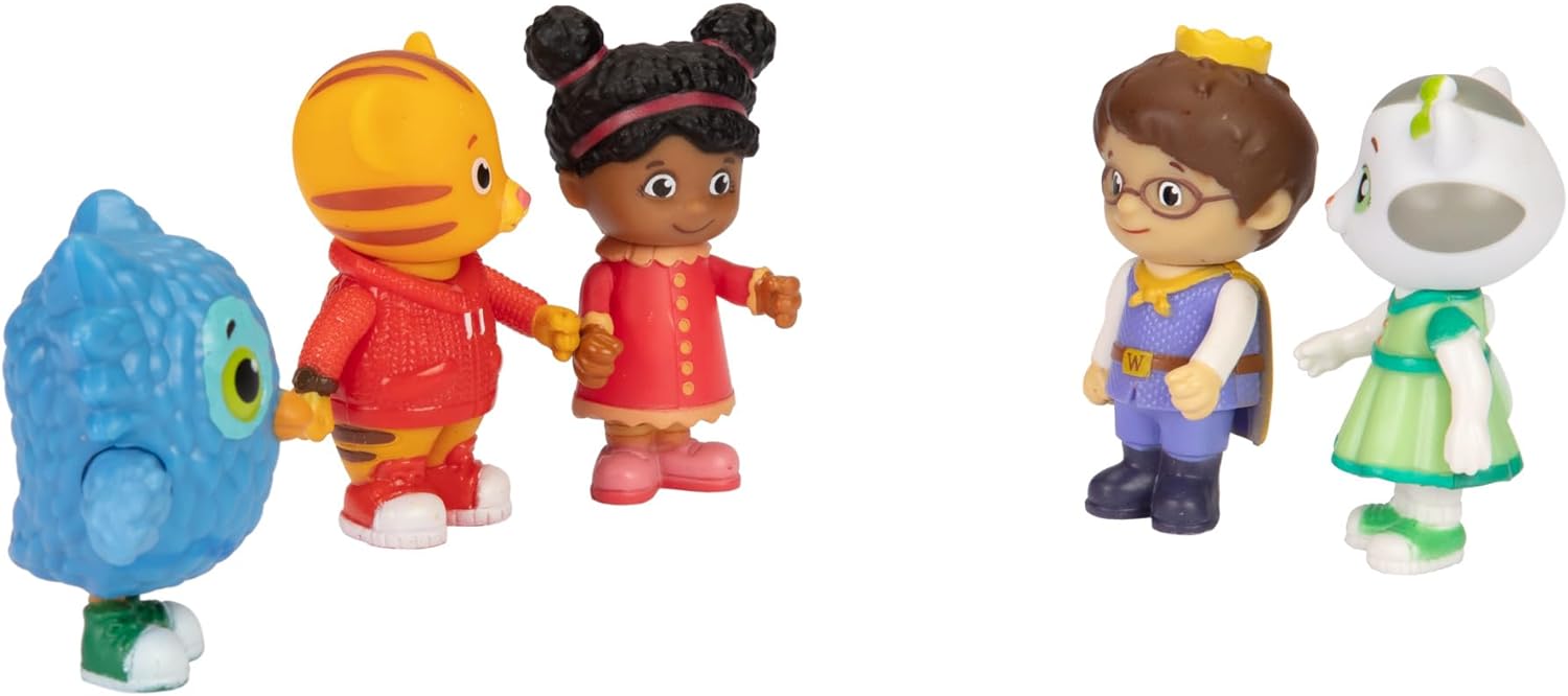 Daniel Tiger's Neighborhood Juego de figuras de amigos (paquete de 5)