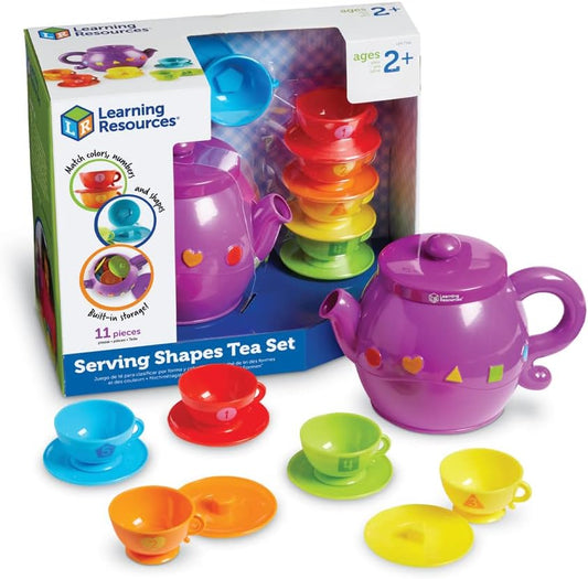 Learning Resources  Juego de té con formas de servir, 11 piezas