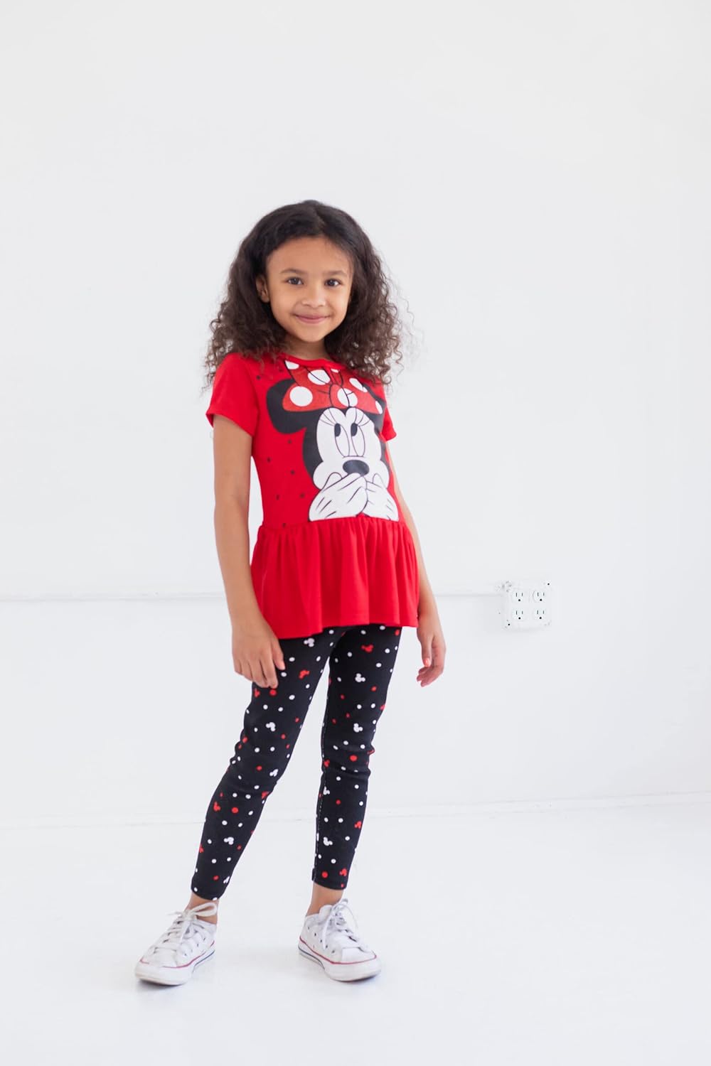 Disney Minnie Mouse - Conjunto de camiseta y leggings 