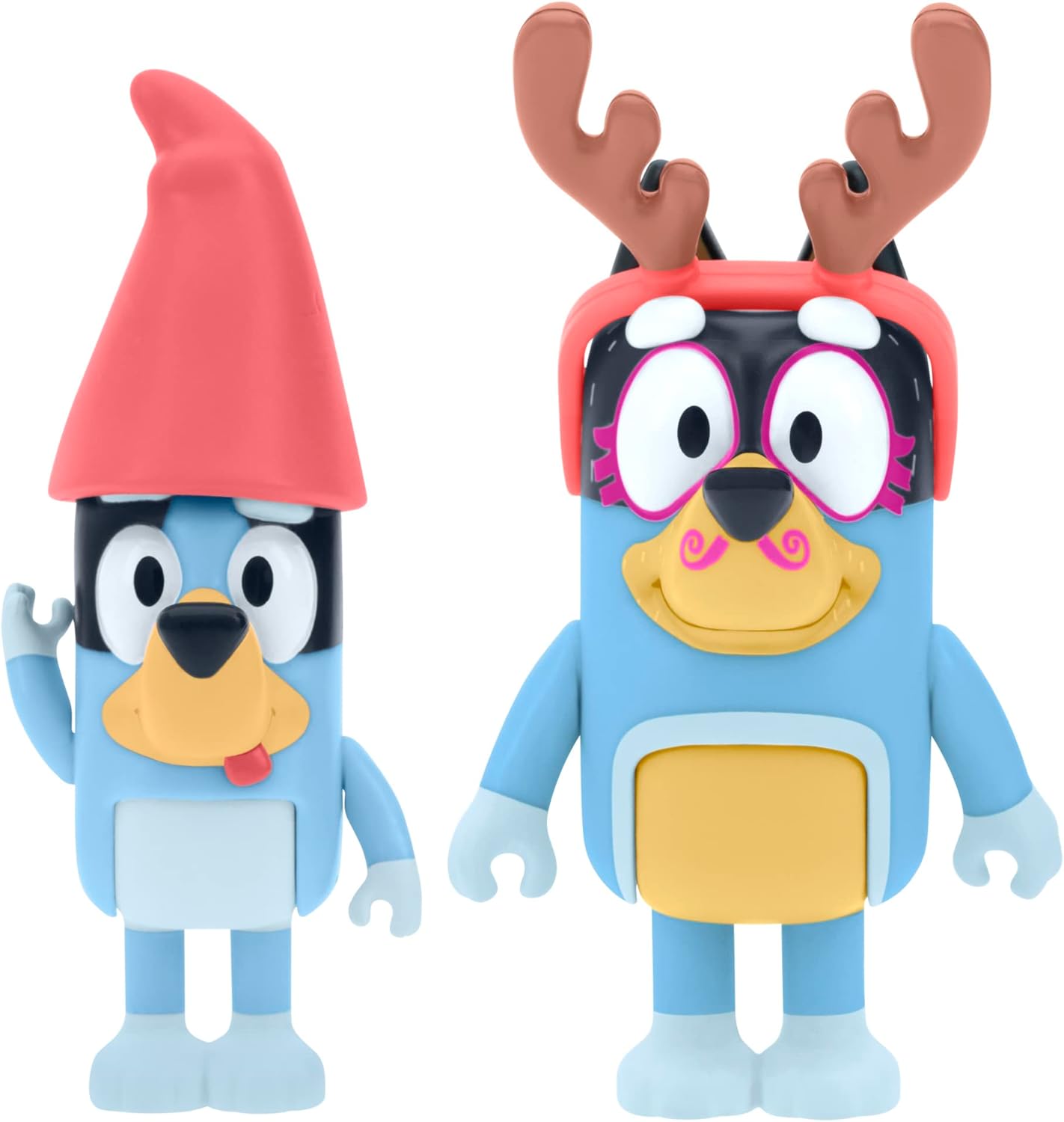 Bluey Figuras de 2 paquetes, héroes de acción