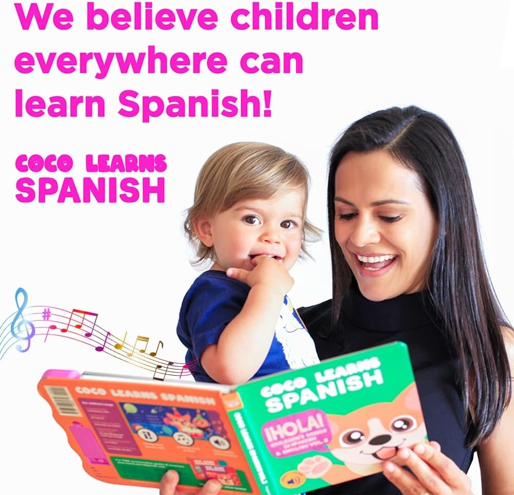 Coco Learns Spanish Vol. 1 | Libros musicales en español