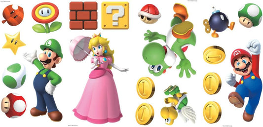 Mario - Calcomanías de pared para despegar y pegar