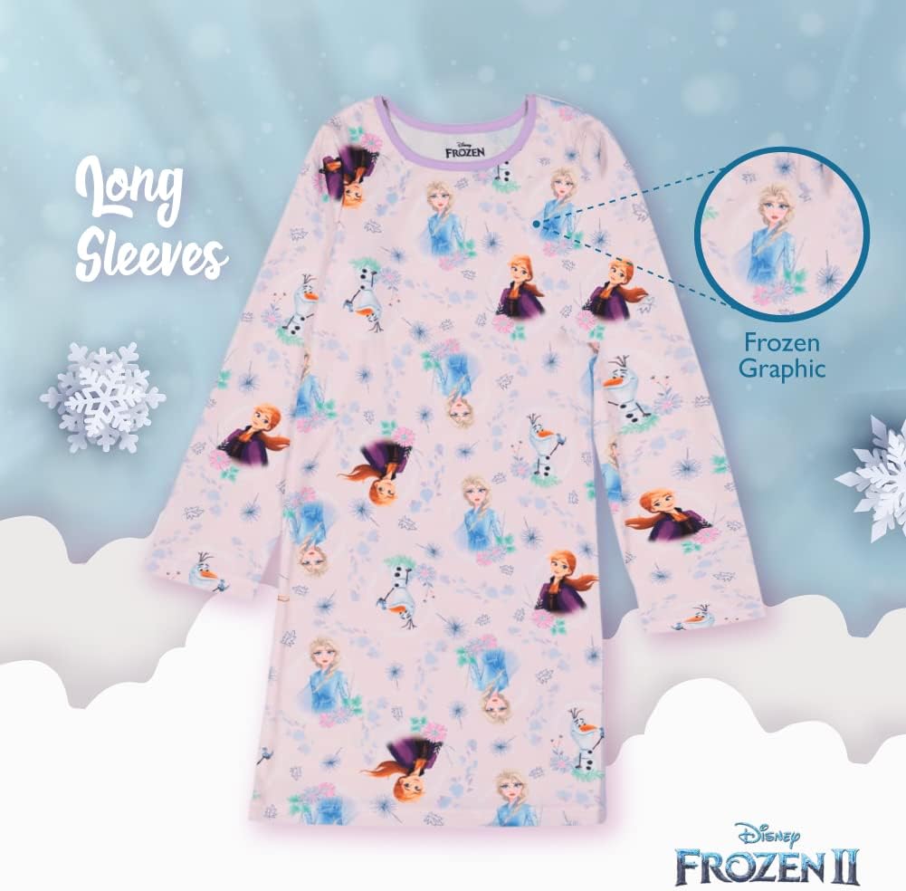 Disney Paquete de 3 camisones para niñas