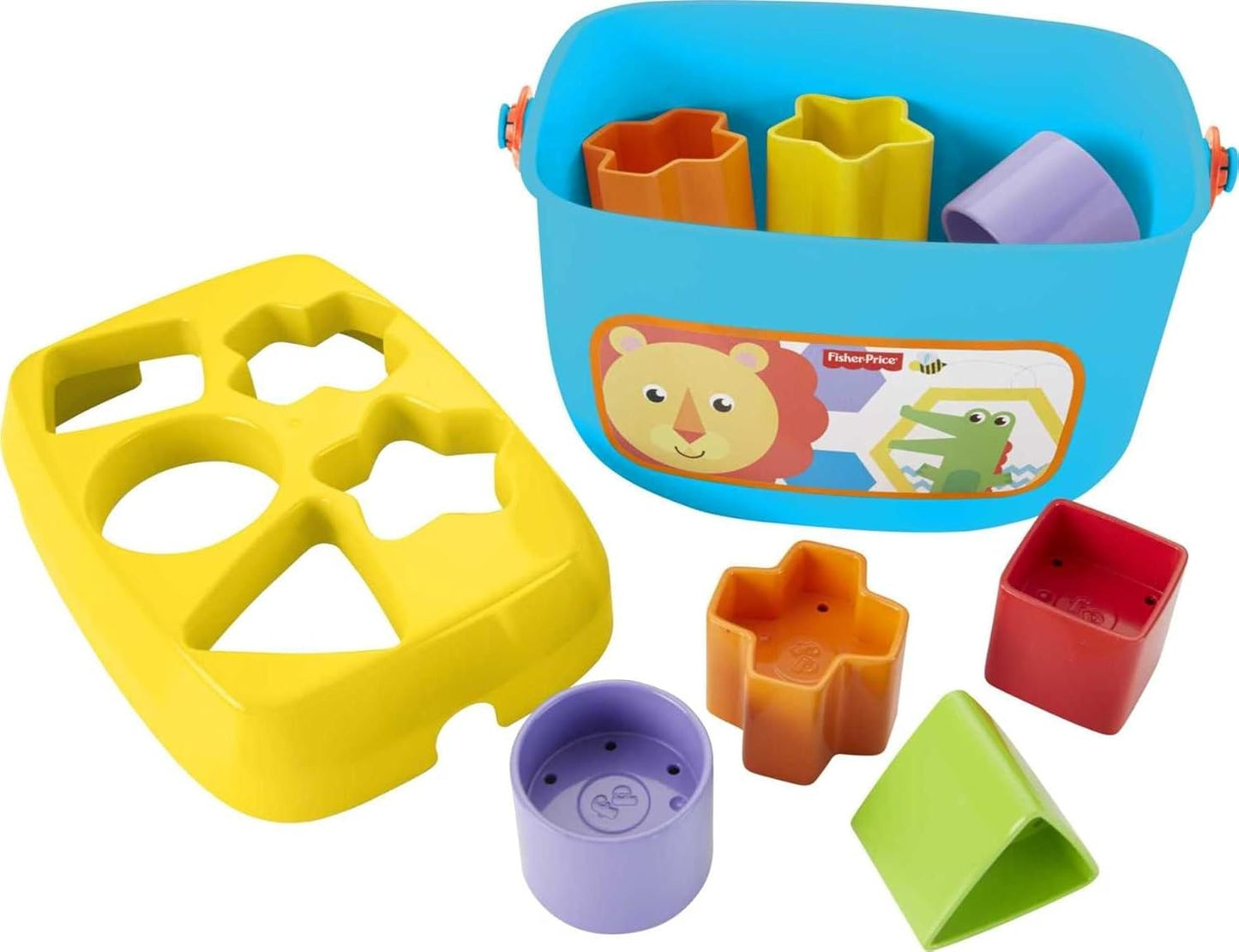 Fisher-Price Primeros bloques del bebé (10 formas) y juguete apilable de anillos