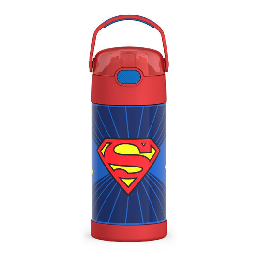 THERMOS FUNTAINER - Botella de agua con pajilla, 12 onzas
