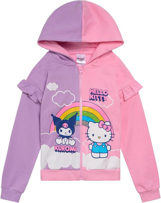 Hello Kitty and Friends - Sudadera con capucha de forro polar