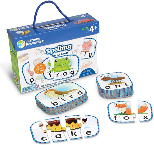 Learning Resources Tarjetas de rompecabezas de ortografía