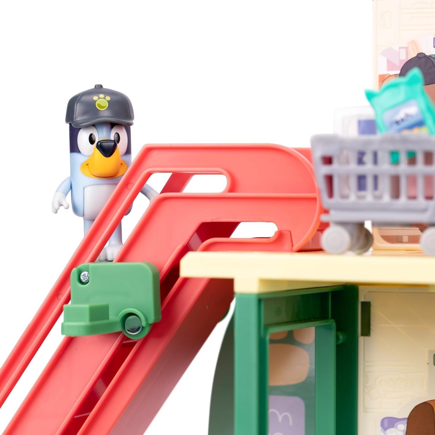 Bluey y juego de supermercado, sonidos y 15 piezas