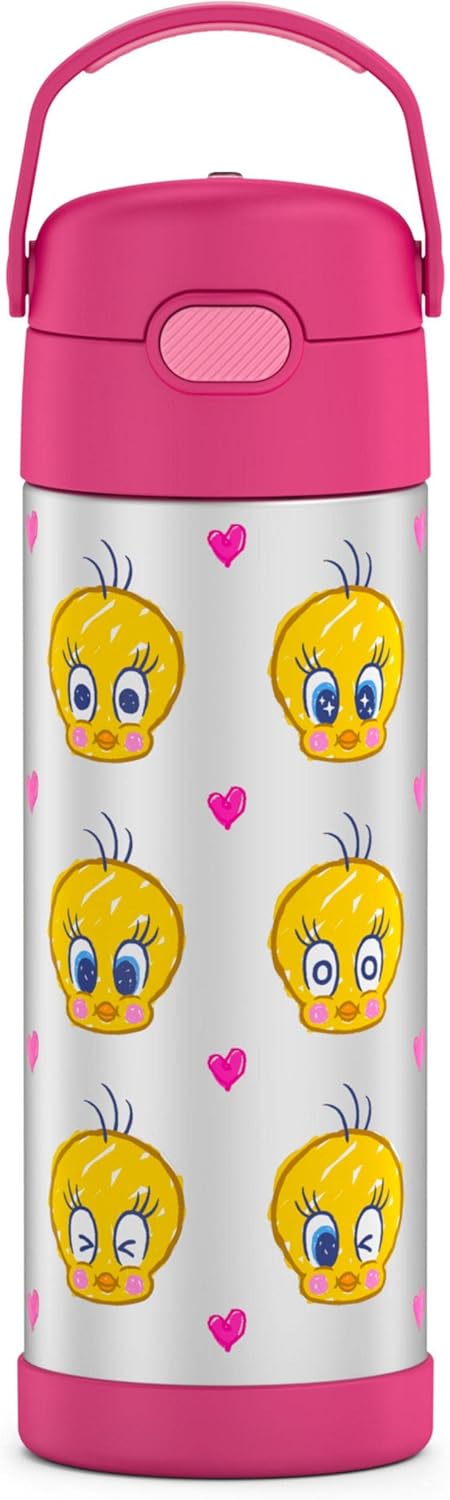 THERMOS FUNTAINER - Botella aislada al vacío de acero inoxidable de 16 onzas