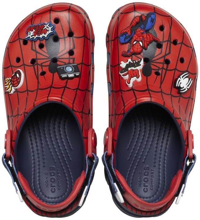 Crocs Zuecos clásicos unisex todo terreno Spiderman