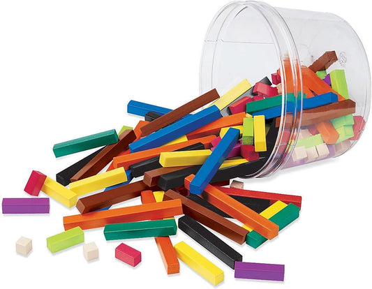 Regletas de Cuisenaire, para grupos pequeños