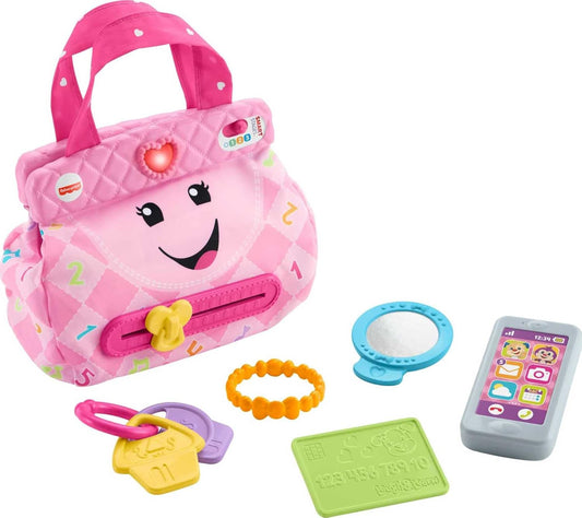 Fisher-Price Laugh & Learn My Smart Purse, rosa, juguete musical