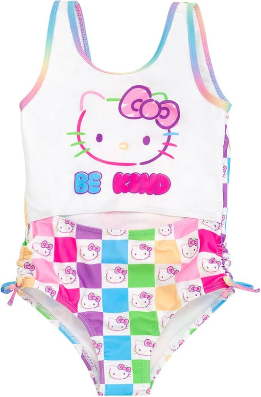 Hello Kitty Rainbow - Traje de baño de una pieza UPF 50+