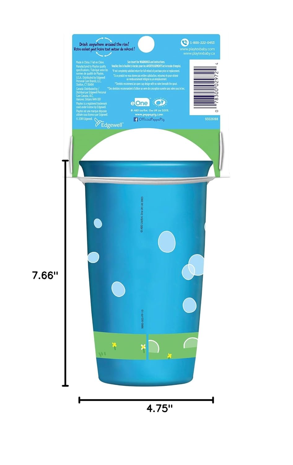 Taza de Peppa Pig de 360 grados a prueba de derrames