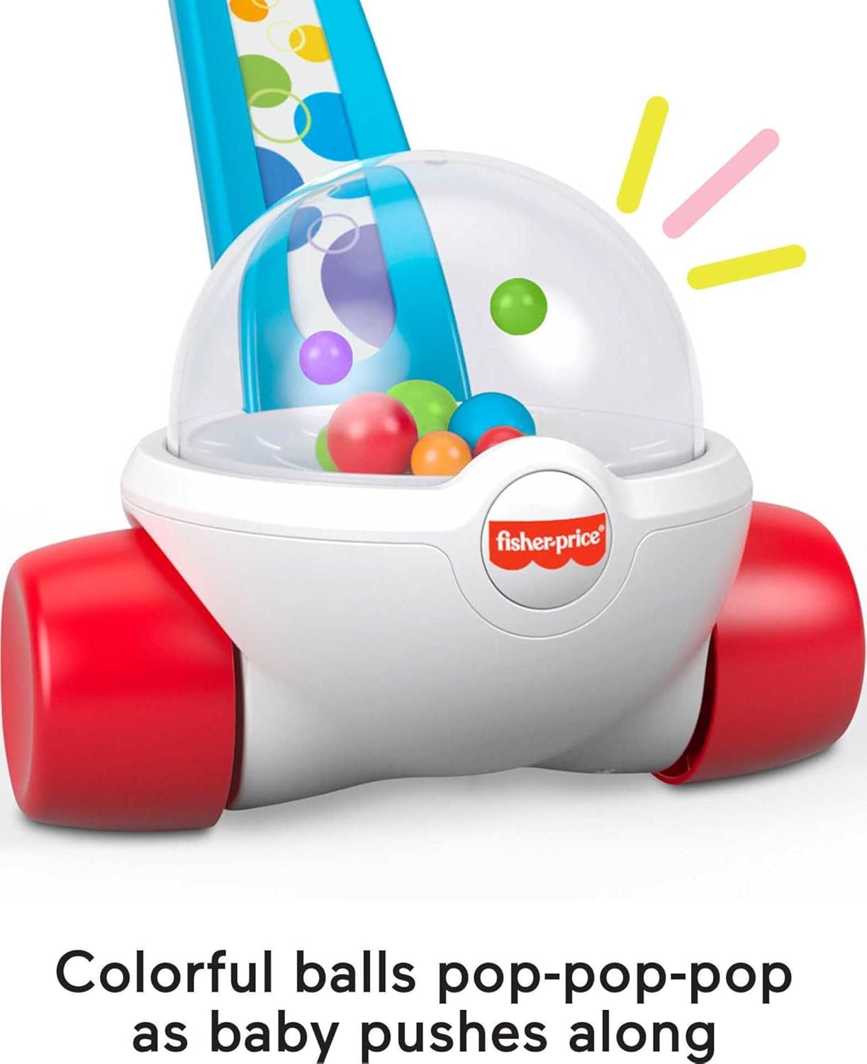 Fisher-Price - Juguete de empuje Corn Popper