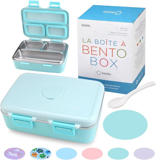 kinsho Lonchera Bento de acero inoxidable