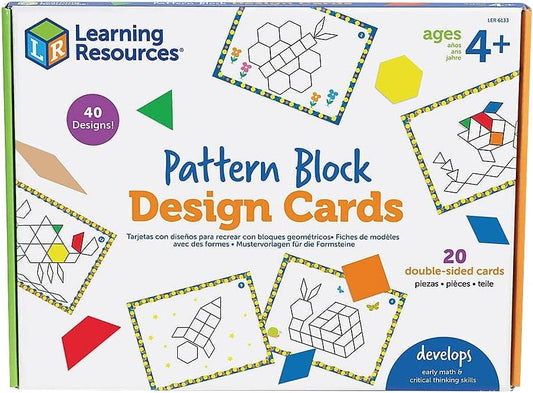 Learning Resources Tarjetas de diseño de bloques de patrones