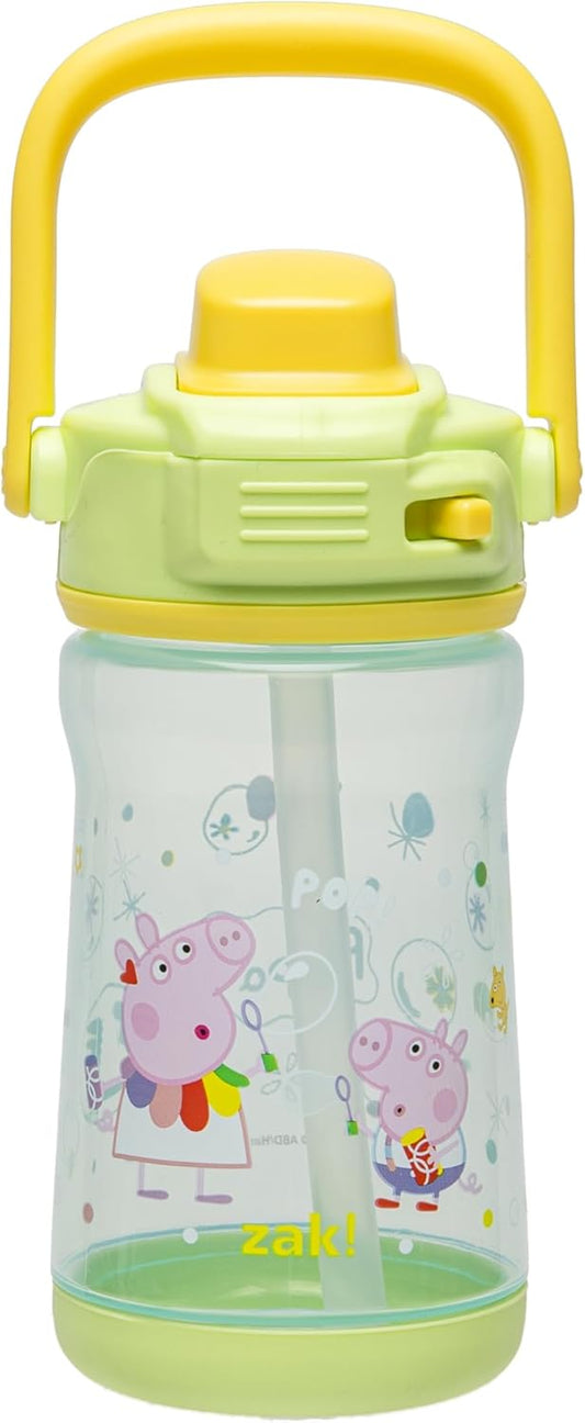 Zak Designs Peppa Pig Botella de agua 12 onzas