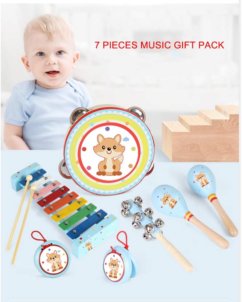 Juego de instrumentos musicales para niños