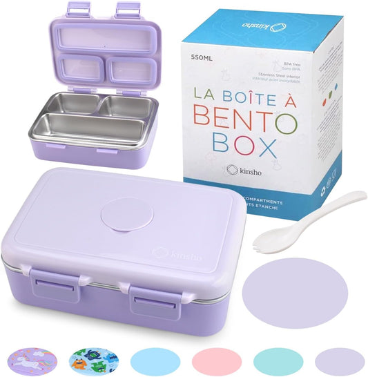 kinsho Lonchera Bento de acero inoxidable