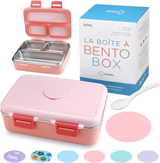 kinsho Lonchera Bento de acero inoxidable