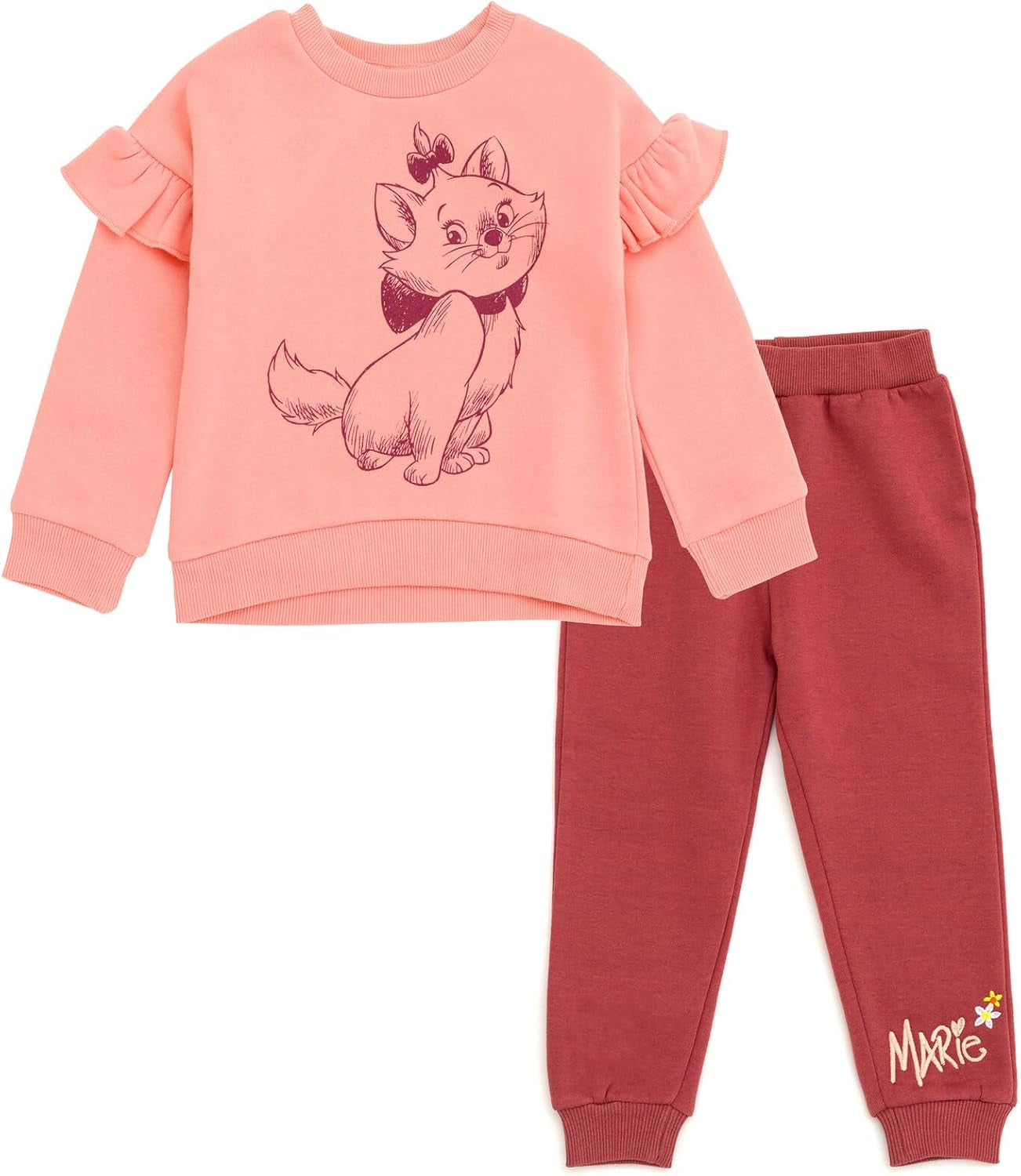 Disney Conjunto de sudadera y pantalones de forro polar de Winnie the Pooh 