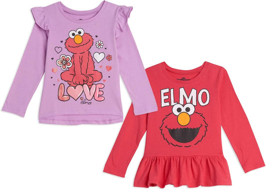 Elmo Paquete de 2 camisetas de manga larga 