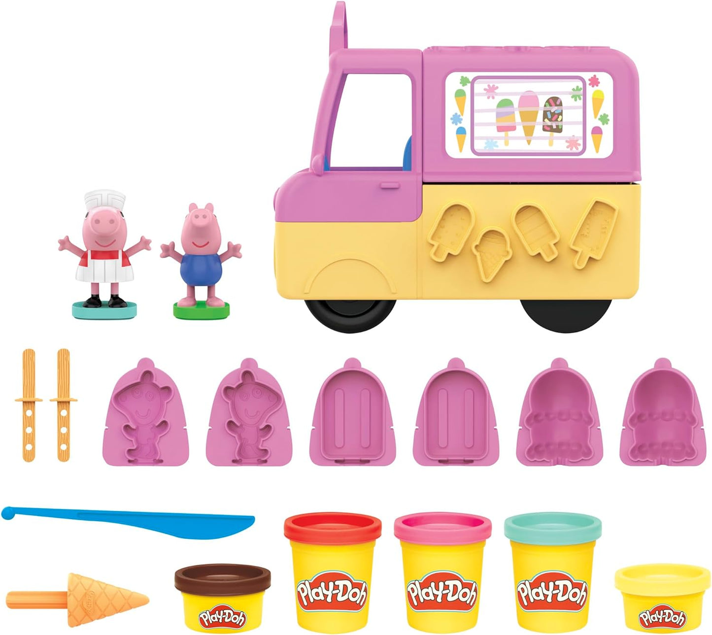 Play-Doh Peppa's - Juego de helado 