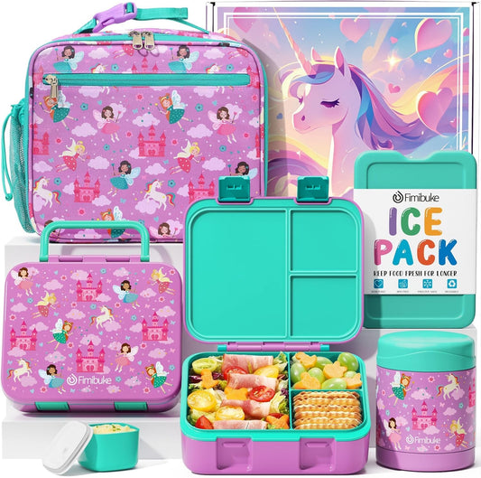 Kit de lonchera Fimibuke Unicornios