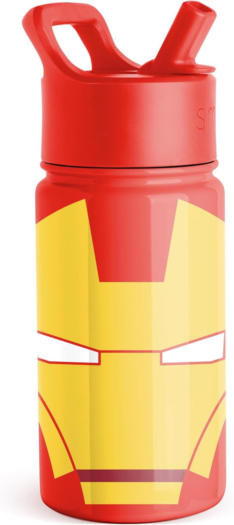 Simple Modern Marvel Iron man - Botella de agua de acero inoxidable aislado