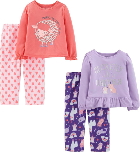 Simple Joys by Carter's Conjunto de pijama de 4 piezas