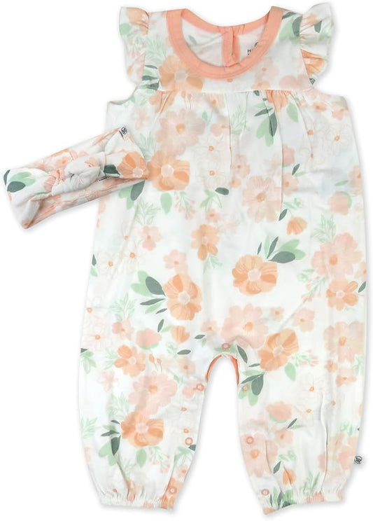 HonestBaby Conjunto de mameluco y diadema