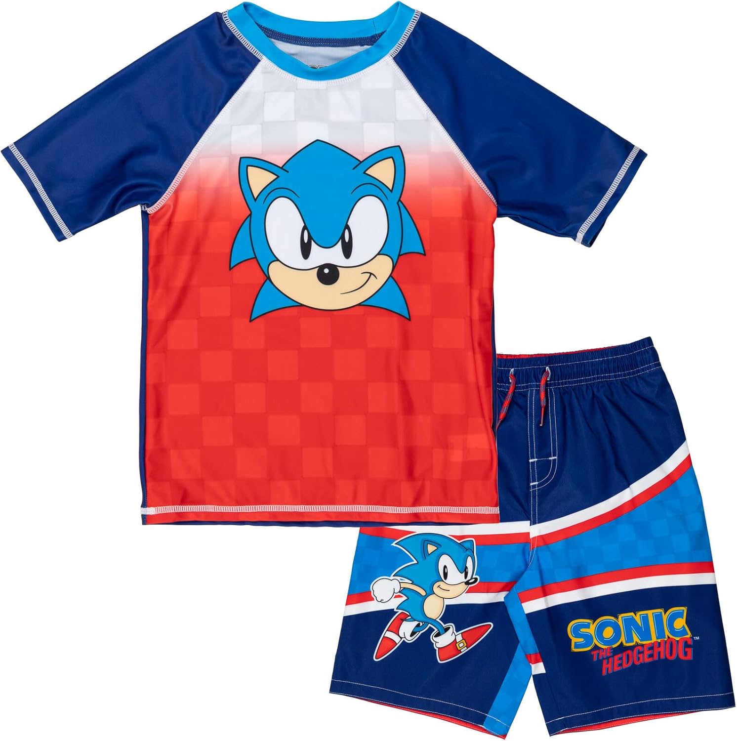 SEGA Sonic The Hedgehog - Conjunto de traje de baño