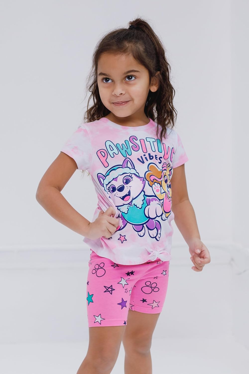 Paw Patrol Skye Everest - Conjunto de camiseta y pantalones cortos