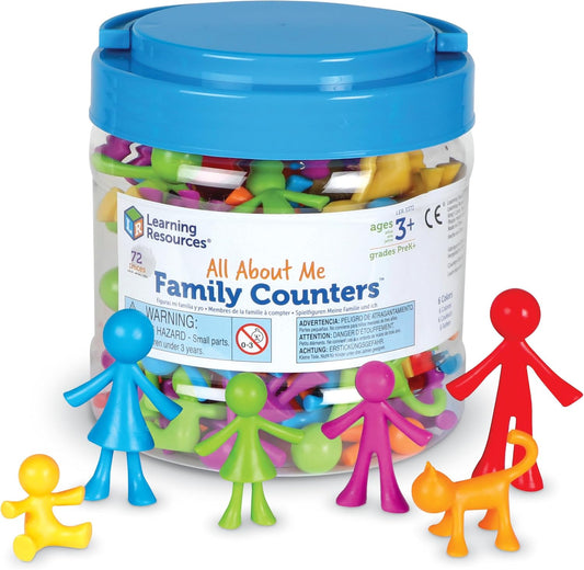 Learning Resources Contadores con forma de Familia