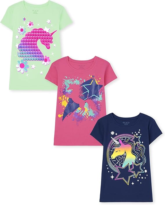The Children's Place Camisetas gráficas de manga corta