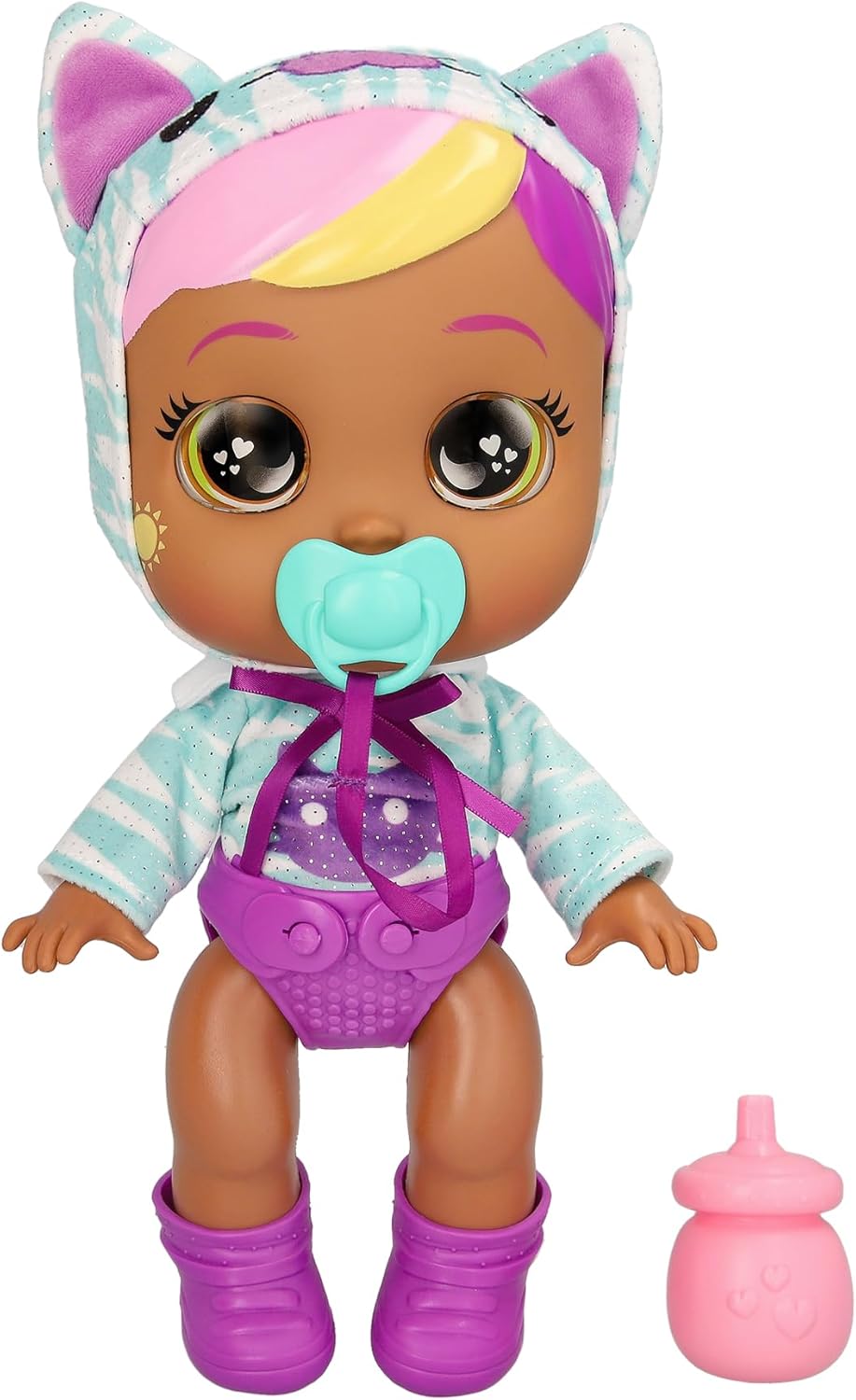 Cry Babies Daycare Blake - Muñeca de bebé de 12 pulgadas