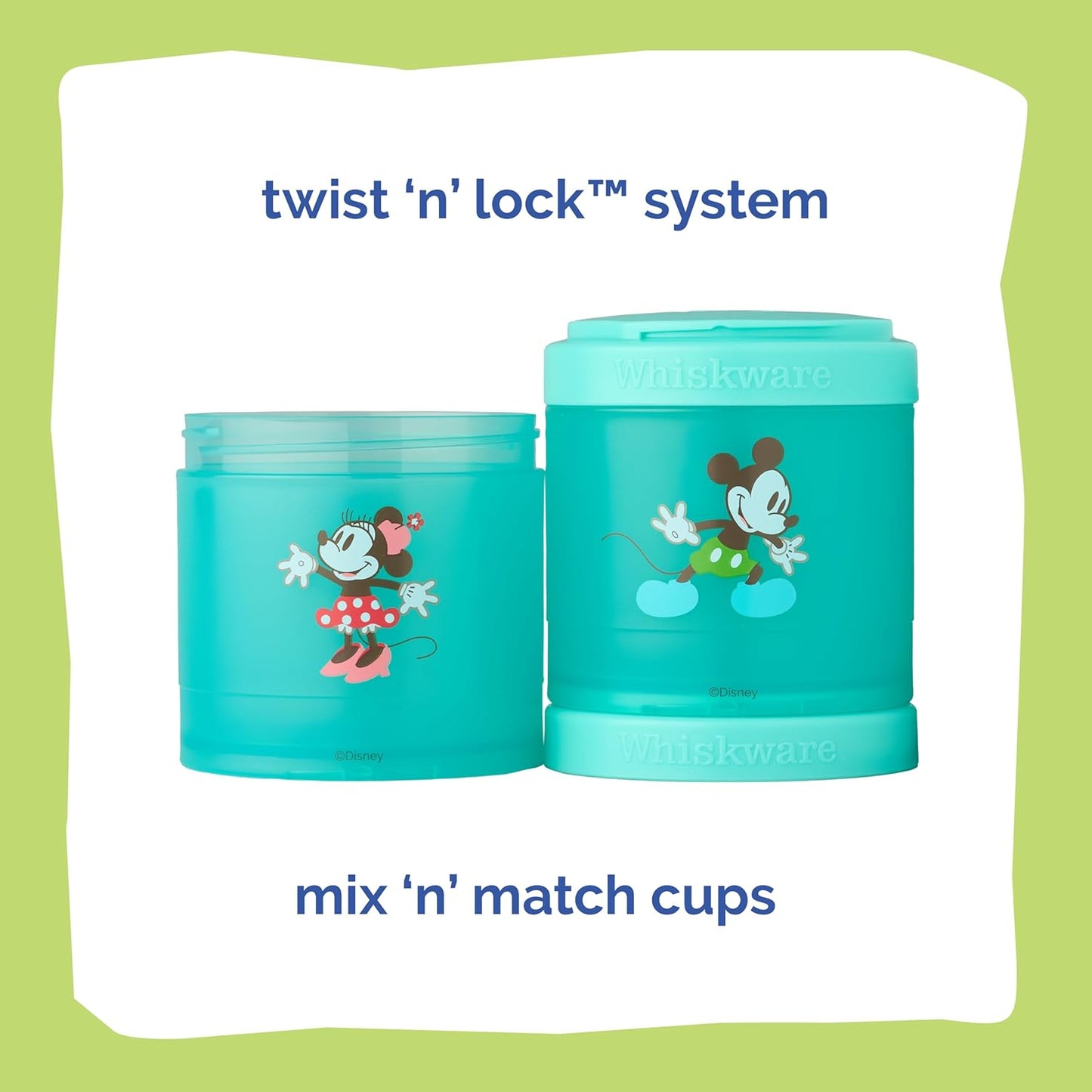 Whiskware Disney - Contenedores apilables, Mickey and Minnie