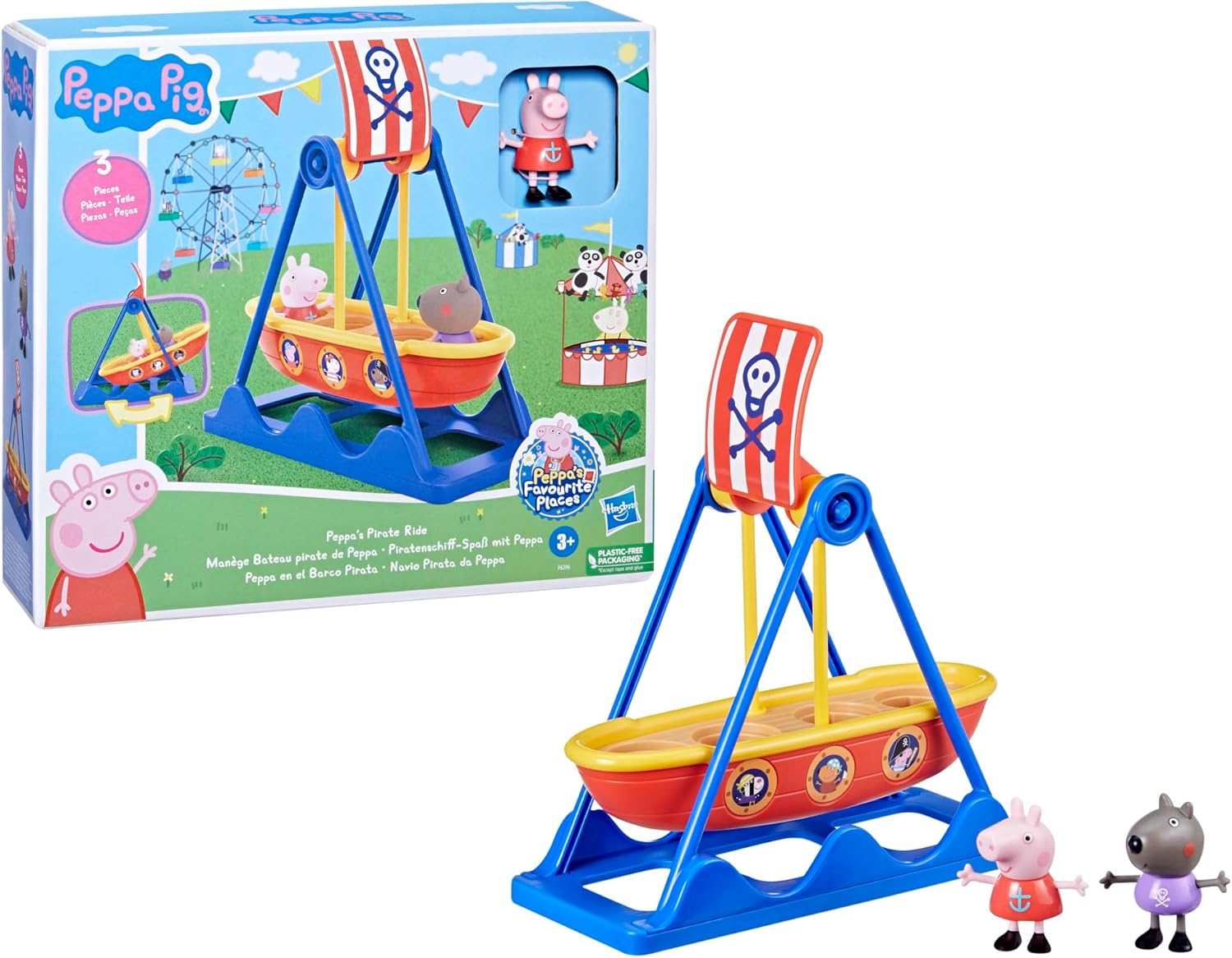 Peppa Pig  Playset con barco pirata