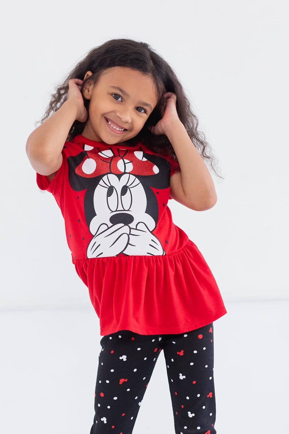 Disney Minnie Mouse - Conjunto de camiseta y leggings 