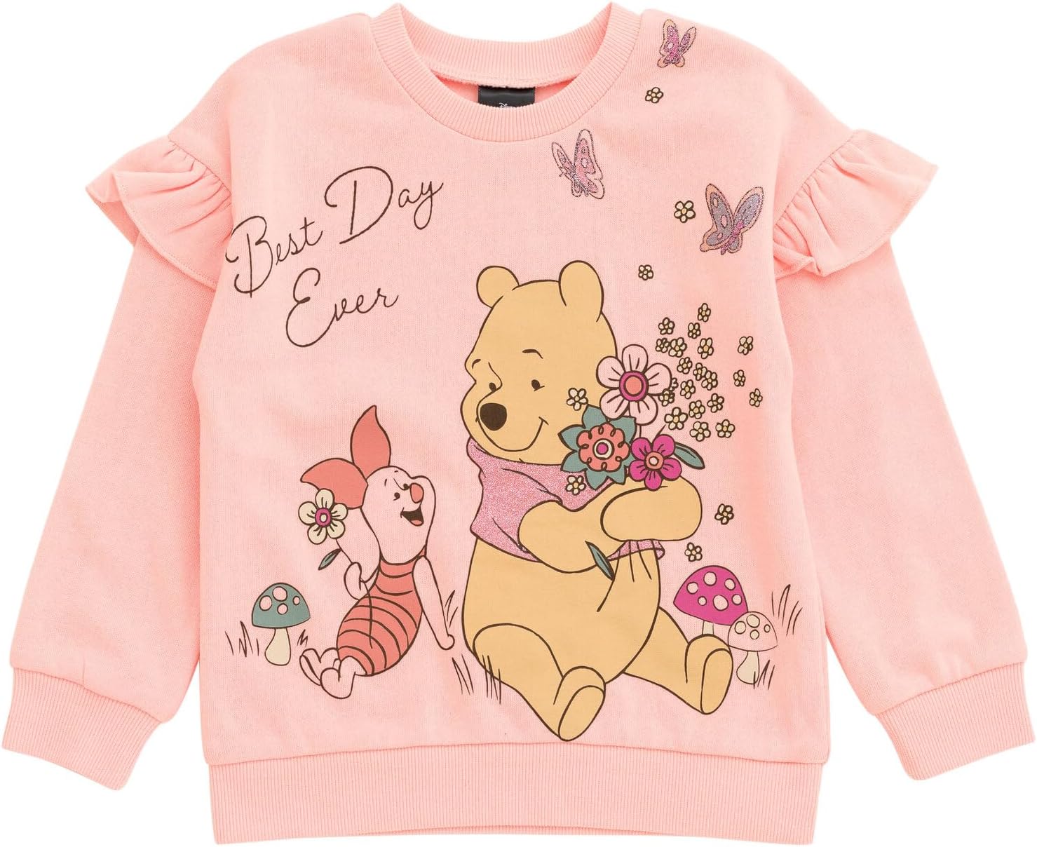 Disney Conjunto de sudadera y leggings florales Winnie the Pooh