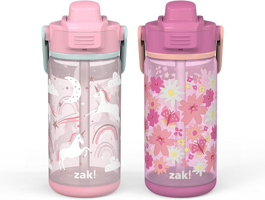 Zak Juego de 2 botellas de 16 onzas cada una, plástico duradero