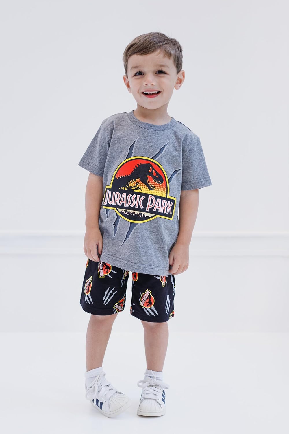 Jurassic World Conjunto de camiseta y pantalones cortos Dinosaurios