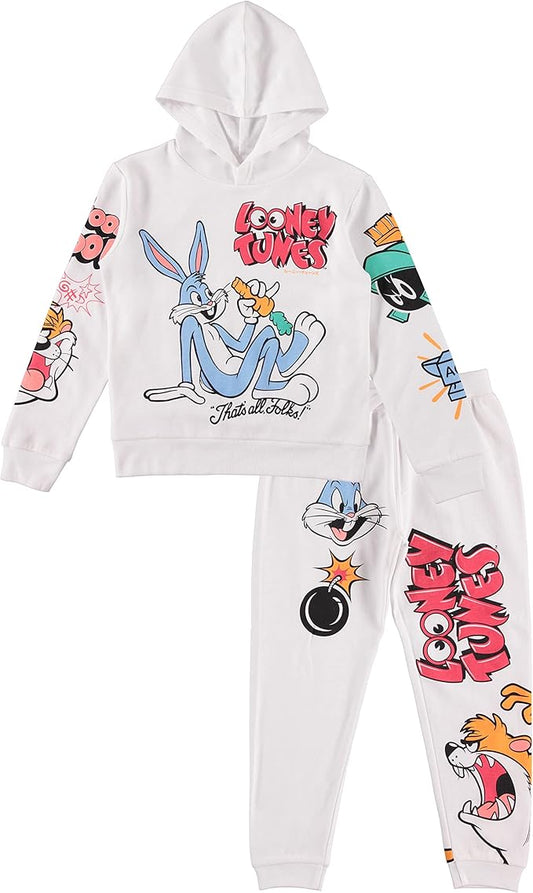 Looney Tunes Conjunto de 2 piezas con capucha y pantalones deportivos